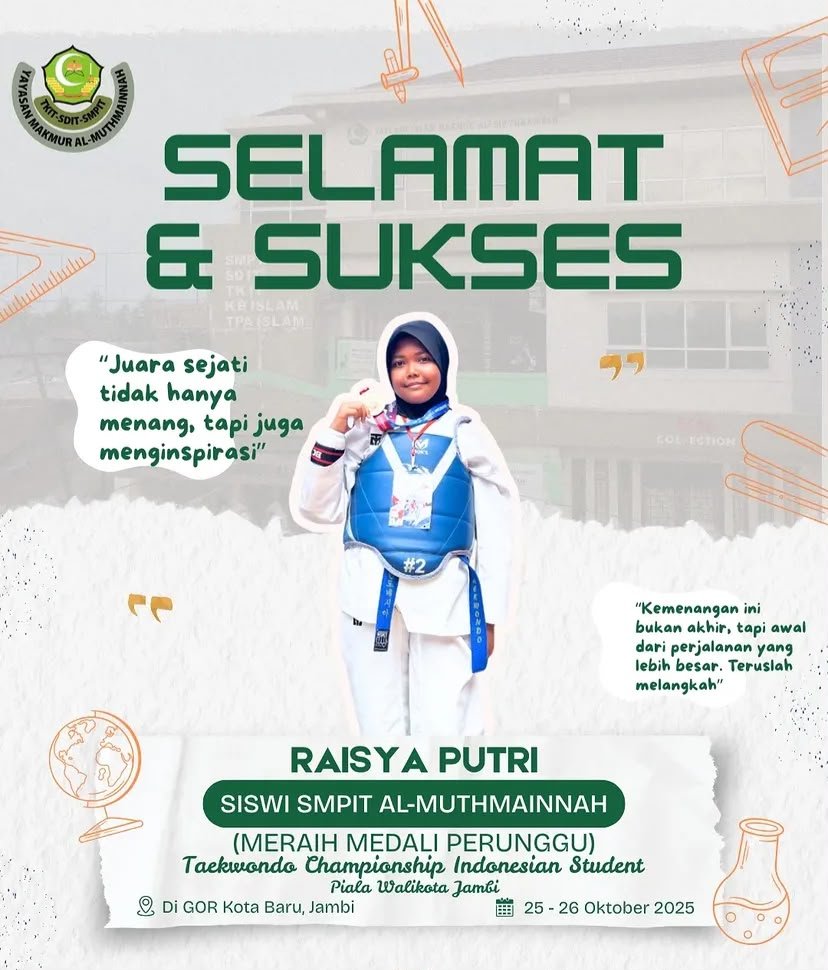 MERAIH MENDALI PERUNGGU Tekwondo Championship Indonesia Student Piala Walikota Jambi
